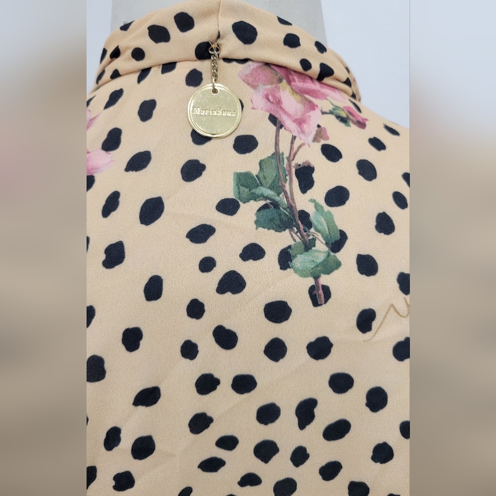 Maria Sanz Women's Kimono Animal Floral Print Size One Size Romantic Boho Chic - Picture 5 of 13